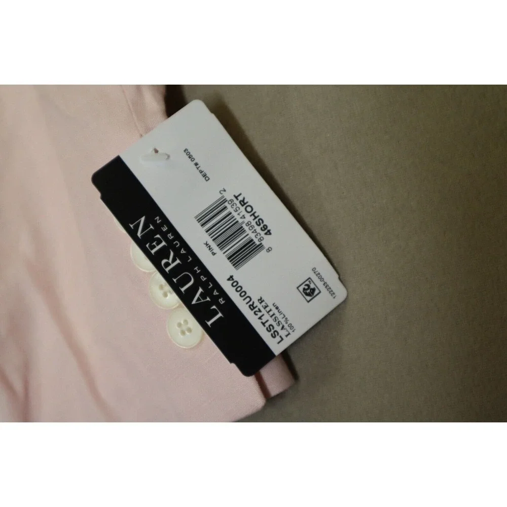 Lauren Ralph Lauren Men's Pink UltraFlex Classic-Fit Linen Sport Coat‎